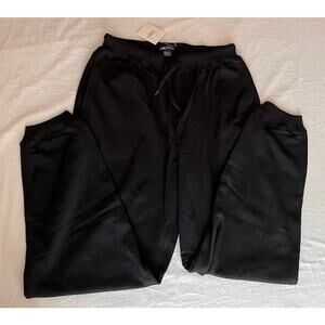 VTG NWT Nautica Sweatpants Mens Classic Black Size Large